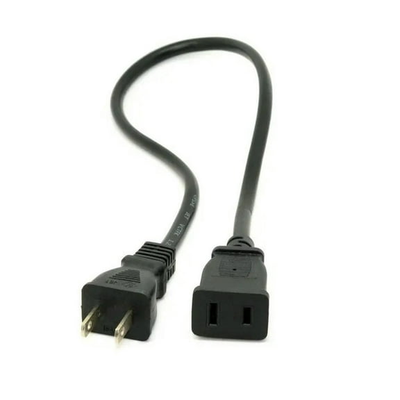 FOR Cable USA Outlet Saver Power Extension Cord Cable 2-prong 2 Outlets for nema 5-15P to nama 5-15R 50cm