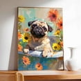 thumbnail image 4 of Hudo Funny Pug Dog Bathroom Canvas - Funny Bathroom Decor Wall Art, Dog Bathroom Wall Art and Animal Poster, Dog Bathroom Signs and Funny Bathroom Art, 4 of 5