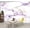 Purple, variant on Peel and Stick Wallpaper Wall Murals Birch Lined Pond Frogs Dragonflies 69"H x 96"W Removable Wall Paper Self-Adhesive Wall Decor for Bedroom Living Room Nursery