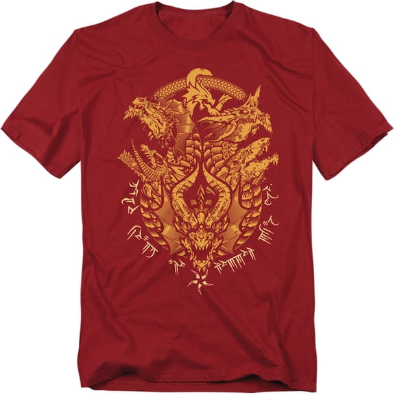 Hasbro - Dungeons And Dragons - Tryanny Of Dragons - Adult Unisex T-Shirt - Red