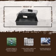 Rugged Ranch Squirrelinator مع مصيدة سنجاب خارجية متعددة الصيد Drop Basin