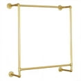 thumbnail image 4 of Wall Mounted Clothes Rack Detachable Wall Hanging Bar Garment Rack Space-saver, 4 of 12