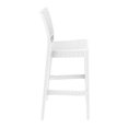 thumbnail image 4 of Pemberly Row Tabouret de Bar Contemporain en Résine de 30 Po en Osier en Blanc, 4 of 9