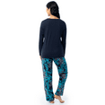 thumbnail image 6 of Fruit of the Loom Women's Beyond Soft Long Sleeve Top & Fleece Bottom Pajama Set, Sizes S-4X, 6 of 9