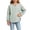 Green, variant on Girls Henley Neck Long Sleeve Tunic Top Kids Loose Curved‑Hem Pocket Blouse For 2‑13 Years
