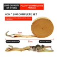 thumbnail image 1 of Truck Binding Strap Tightener Small Ratchet Tightener Self-Locking Rope Tightener Cargo Packing And Fixing Strap Airplane Strap, 1 of 7
