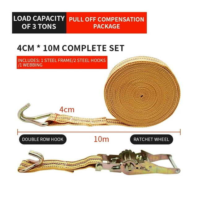 Truck Binding Strap Tightener Small Ratchet Tightener Self-Locking Rope Tightener Cargo Packing And Fixing Strap Airplane Strap