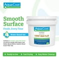 thumbnail image 2 of Aqua Coat Water-Based White Cabinet Wood Grain Filler Gel – Fast Drying, Low Odor White Wood Filler, Sandable & Paintable for Interior & Exterior Repairs, Upgrades & Restorations – 128 oz, 2 of 8