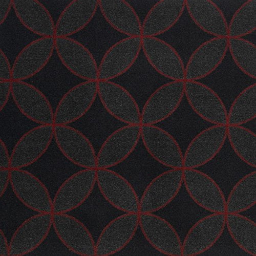 Joy Carpets Kaleidoscope Eclipse 78" x 109" Indoor Area Rug in Color Red