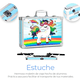 thumbnail image 4 of Kit De Arte Dibujo Profesional Dibujo Colores Lápices Lapiz Pincel Punta 145 pza, 4 of 7