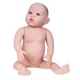 thumbnail image 1 of 66cm 26 pulgadas baby Girl Doll Cuerpo completo de silicona Bebé recién nacido Cuerpo desnudo Muñeca de juguete de exterior exterior exterior Hugo Muñecas realistas Niña renacida, 1 of 7