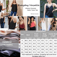 thumbnail image 5 of Oudiya Silk Tank Top for Women Mesh V Neck Satin Camisole Silky Sleeveless Tank Cami Shirt, 5 of 6