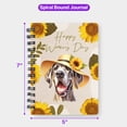 thumbnail image 5 of Happy Women's Day Great Dane Sunflower Vintage Proud Mom Spiral Bound Journal Danes Dog Lover Gifts 5x7in Spiral Notebook - 02030, 5 of 5