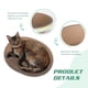 thumbnail image 2 of Rascador ovalado para gatos y gatos, 2 of 6