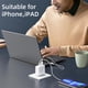 thumbnail image 5 of Bloque de cargador USB C Kuewtya de 40 W, paquete de 2, 4 puertos tipo C, 5 of 5