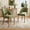 Green, variant on JULY'S SONG Modern Dining Chairs Set of 2, Mid-Century Kitchen Wood Chairs with Backrest, Upholestered Farmhouse Dining Room Chairs for Kitchen Dining Room, Grey