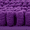 Purple, variant on Ileading Ultra Soft Bathroom Rug Set 3 Pieces, Non Slip Thick Chenille Striped Bath Mat, Absorbent Plush Shaggy Bath Rugs for Bathroom, Brown