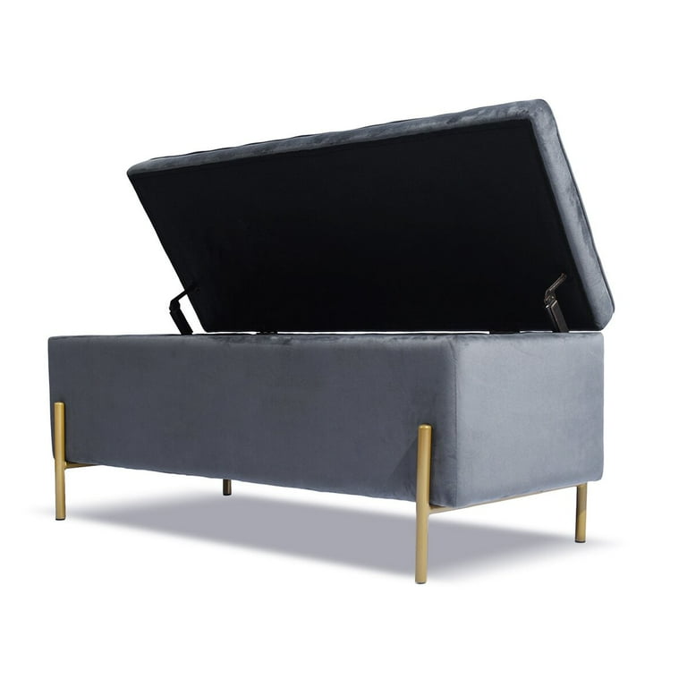 Schmucker upholstered flip cheap top storage bench