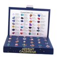 thumbnail image 2 of Calendario de Adviento de Navidad 2024 con 24 piedras como recuerdo de fiesta para niños, adultos y niños piedra cruda, 2 of 8