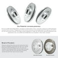 thumbnail image 6 of For 1996-2005 BMW 328i, 323i, 323Ci, 320i R1 Concepts Front Rear Silver Zinc Cross Drilled Brake Rotors, 6 of 6