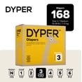 thumbnail image 2 of Pañales DYPER para bebés, talla 3, 16 a 28 libras/7 a 13 kg, 168 unidades, 2 of 7