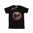 thumbnail image 1 of David Bowie Mens Rose Gold Circle T-Shirt, 1 of 3