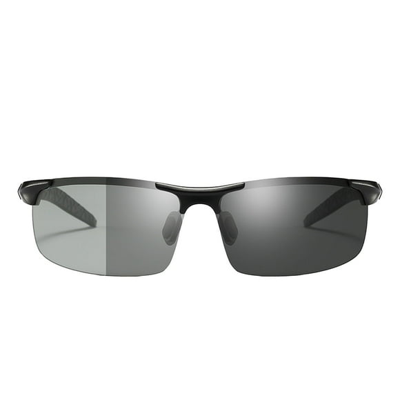 Gafas de sol para conducir con lentes que cambian de color, polarizadas de alta claridad para hombre, para ciclismo, correr, día y noche.