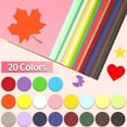 Colored Cardstock 20 Sheets, 20 Assorted Colors A4 Size Cardstock Paper