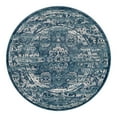 thumbnail image 3 of Unique Loom Sumter Collection Area Rug - Edmunds (5' 1" Round Navy Blue/Gray), 3 of 7