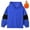 Blue, variant on LYMAYTER Toddler Kids Girls Boys Pullover Sweatshirt Baby Thick Long Sleeve Sweatsuit Fleece Lined Sweatshirts Blouse with Hoodie for 1-12Y