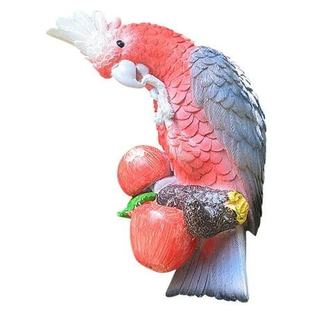 

Parrot Decoration Gardening Sculpture Hook Resin Home Crafts Decoration & Hangs Ceiling Hooks for Hanging
