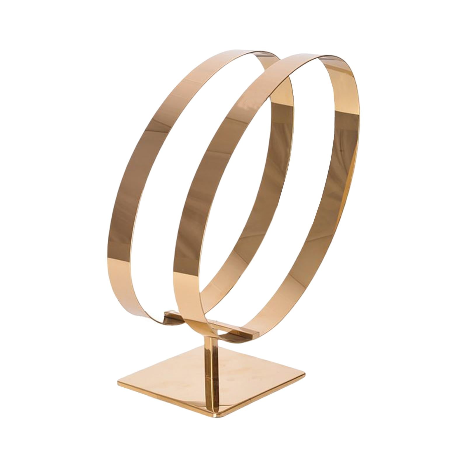 Stainless Steel Belt Display Stands Double Loop Tabletop Artworks Wear Resistant Titanium color Walmart