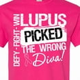 thumbnail image 4 of Inktastic Lupus Picked the Wrong Diva T-Shirt, 4 of 5