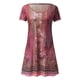 thumbnail image 3 of WILLBEST Fondos para Vestidos Mujer Vestido de Verano Floral Bohemio de Manga Corta con Cuello Redondo para Mujer Grande, 3 of 3