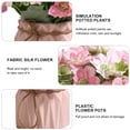 thumbnail image 4 of Simulación de macetas de flores, decoración de sala de estar, mesa de comedor, decoración de escritorio, simulación de plantas, bonsái, chucherías, 4 of 5