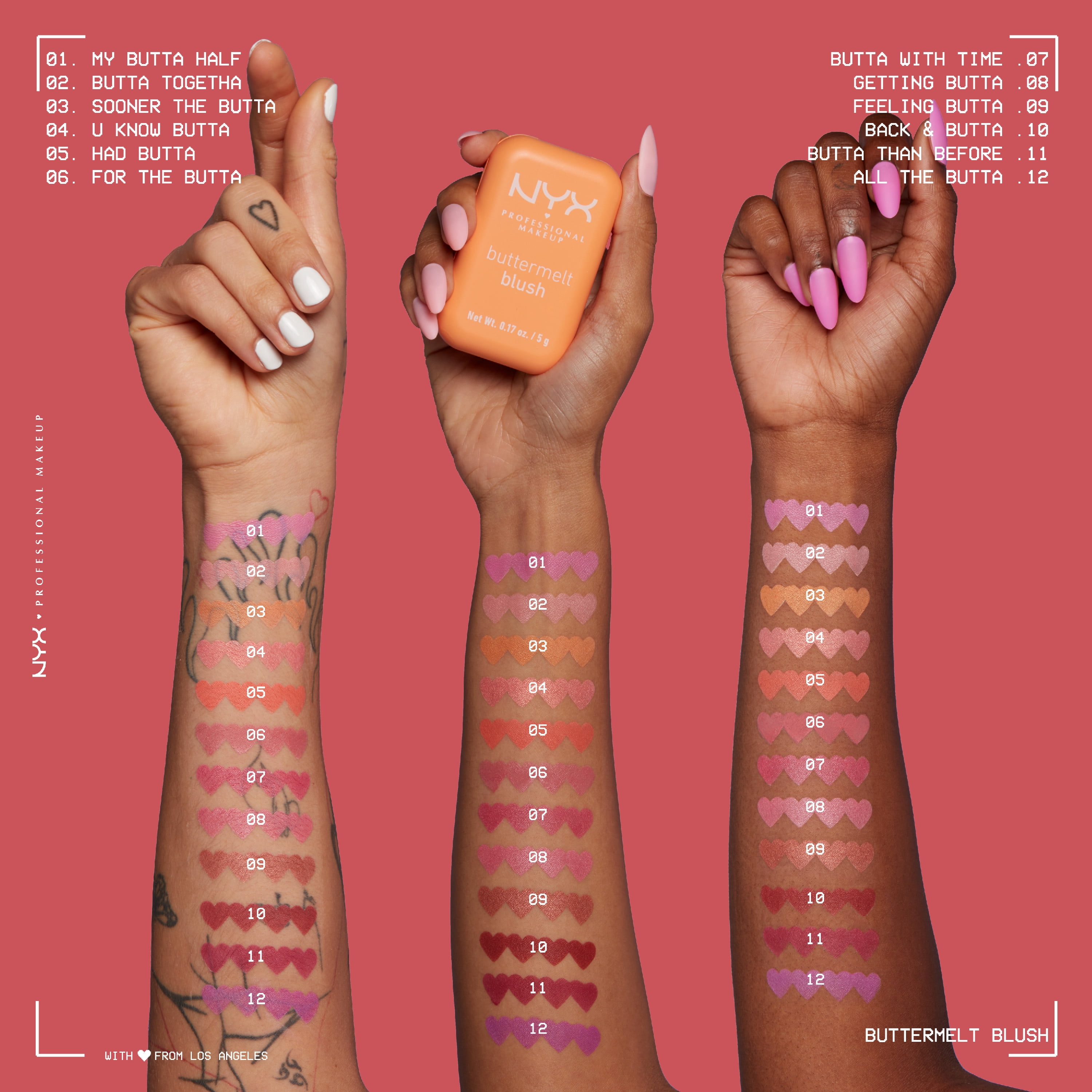 NYX Professional Makeup Buttermelt Powder Blush, Getting Butta