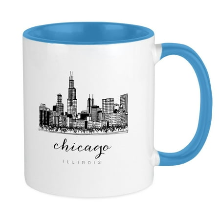 

CafePress - Chicago - Ceramic Coffee Tea Novelty Mug Cup 11 oz