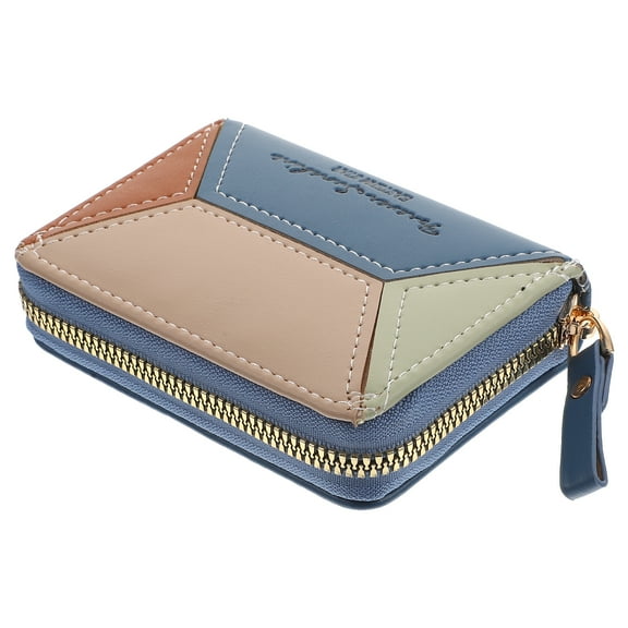 Convenient Card Bag Coin Storage Holders Women Organizer Miss Woman Blue