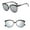 E, variant on Mens Womens Retro Big Frame Rapper Sunglasses Under $5 Oversized Square Polarized Hip Hop Shades with Metal Chain UV400 Protection