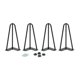 thumbnail image 4 of Juego de 4 Patas para Mesa, 20cm DIY Muebles de Metal Patas - Negro esquí esquí Gafas de esquí, 4 of 5