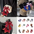 thumbnail image 2 of Osdhezcn Leather Tassels Bowknot Key Holder Fashion Charm Perfect for Bags or Car Decors, 2 of 11