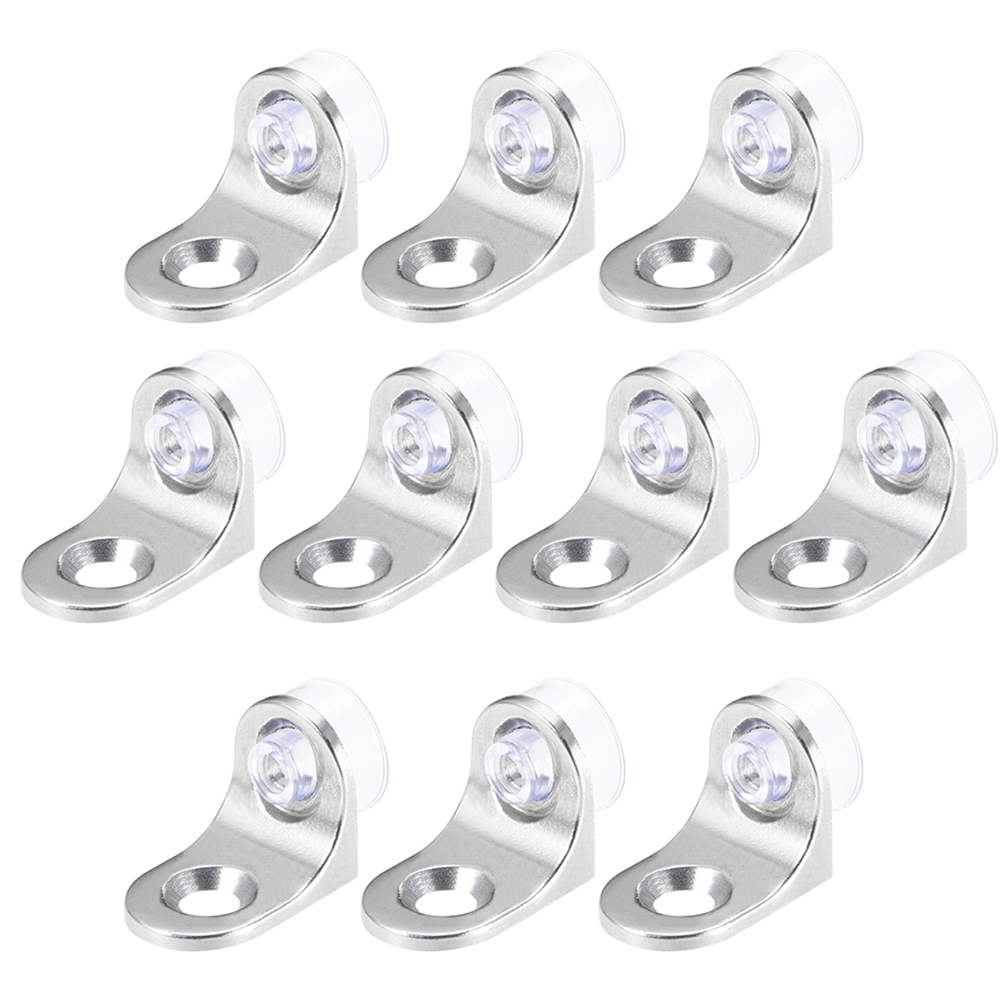 Shelf Support Pegs Glass Bracket Zinc Alloy 19mmx13mmx15mm 10pcs