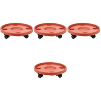 4pcs Round , 14 Flower Pot Mover with Universal Wheels, Heavy Duty Resin Stand, Pot Pallet Dolly for , Garden Tool