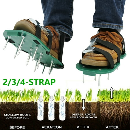 

Kuphy Garden Lawn Aerator Aerating Sandals Shoes Straps 13 x 30 mm Spikes UK