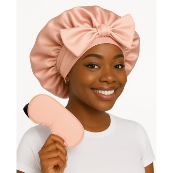 Sosun Beauty Fashion Bonnet With Matching Sleep Mask