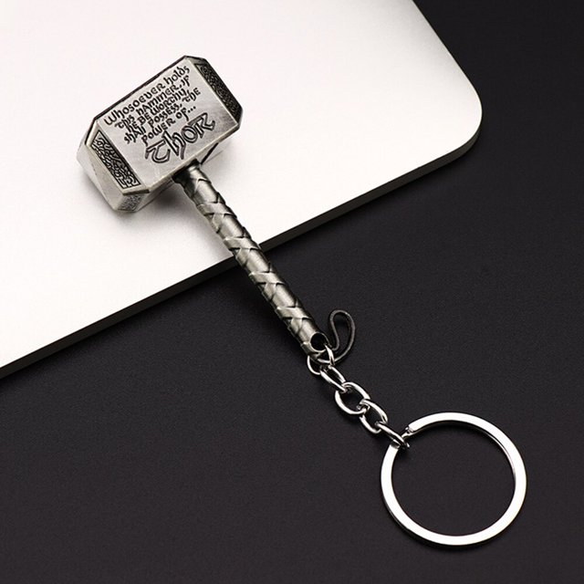 LLavero de Marvel Iron Man Los Vengadores 4 Endgame Infinity Gauntlet Charm, llavero colgante, accesorios, juguetes, regalos para niños qiuyongming unisex