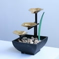 thumbnail image 2 of Relaxation Tabletop Water Fountain Indoor Garden Zen Desktop Waterfall Decor, 2 of 9
