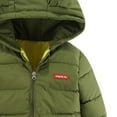 thumbnail image 2 of Toddler Boys Girls Winter Puffer Jackets With Ears Kids Hooded Coats Outerwear 1-5Y, 2 of 6