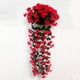 thumbnail image 2 of Popular!Flores colgantes artificiales violeta pared de flores cesta de glicinas guirnalda colgante flores de vid orquídea falsa, 2 of 5