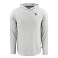thumbnail image 2 of Men's Cutter & Buck Gray Clemson Tigers Coastline Epic Comfort Eco Recycled Long Sleeve Hoodie T-Shirt, 2 of 3
